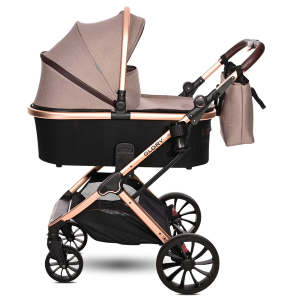 Lorelli Glory Pearl Beige 3-in-1 Kinderwagen incl. Spirit Autostoel