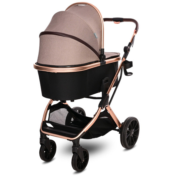 Lorelli Glory Pearl Beige 3-in-1 Kinderwagen incl. Spirit Autostoel