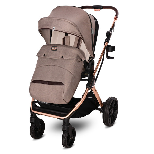 Lorelli Glory Pearl Beige 3-in-1 Kinderwagen incl. Spirit Autostoel