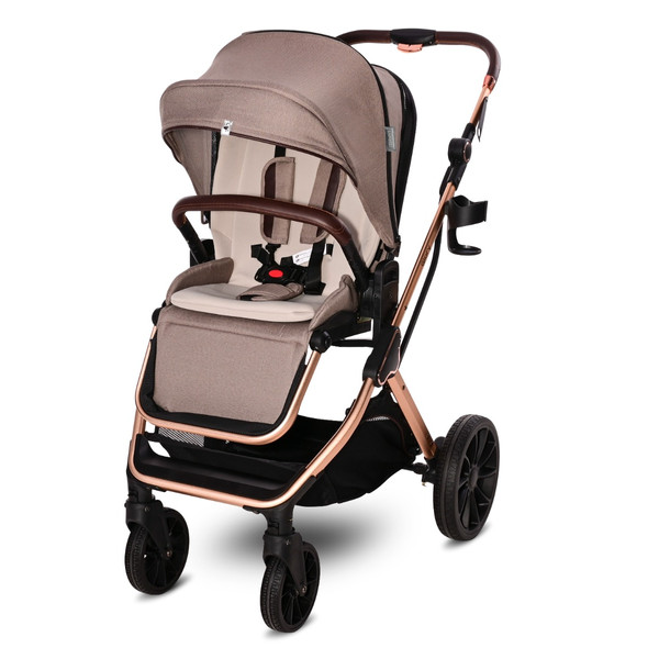 Lorelli Glory Pearl Beige 3-in-1 Kinderwagen incl. Spirit Autostoel