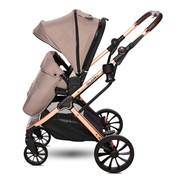 Lorelli Glory Pearl Beige 3-in-1 Kinderwagen incl. Spirit Autostoel