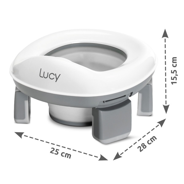 Lorelli Lucy Grey 2-in-1 Opvouwbaar Potje