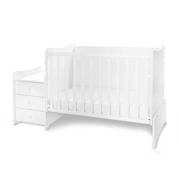Lorelli Maxi Plus Trio White 70 x 160 cm Ledikant / Bureau