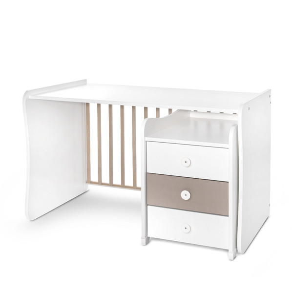 Lorelli Maxi Plus Trio White/String 70x160 cm Ledikant / Bureau