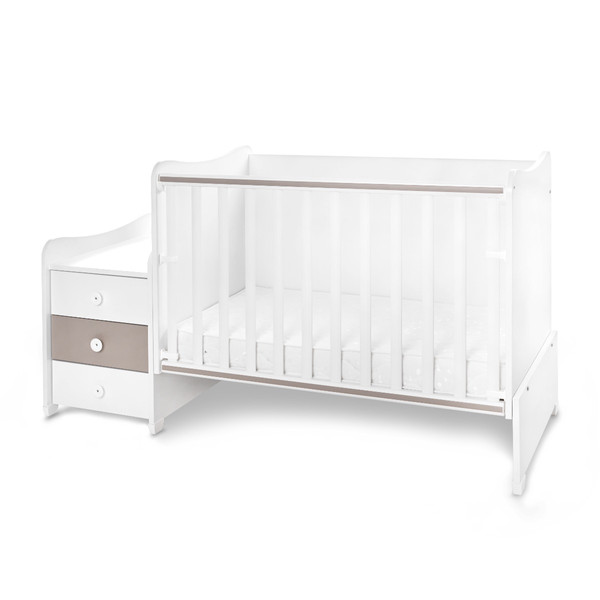 Lorelli Maxi Plus Trio White/String 70x160 cm Ledikant / Bureau