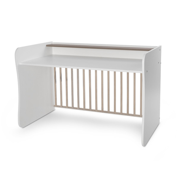 Lorelli Mini Max White/Coffee 2-in-1 Bed en Commode 1015050-0027A