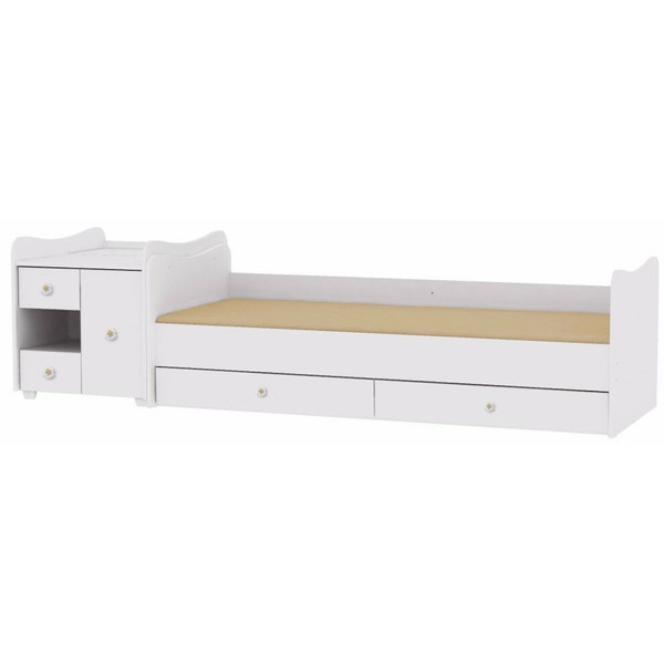 Lorelli Mini Max White 2-in-1 Bed en Commode 190/72 1015050-0024A