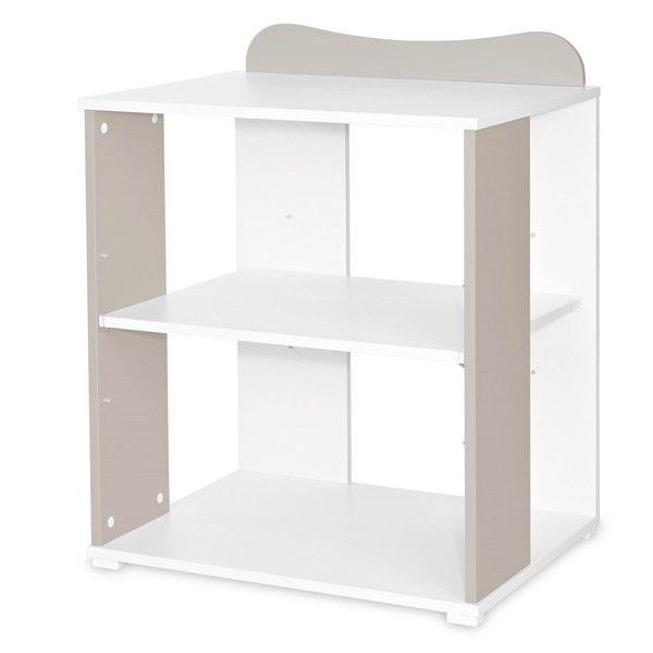 Lorelli Multi White/Beige 2-in-1 Bed en Commode 1015057 0037A