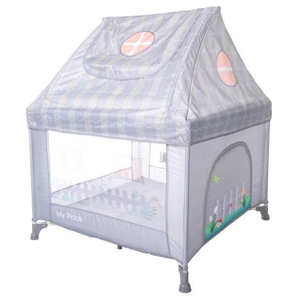 Lorelli My Place Grey Inklapbare Box met Dakje 1008064-2506