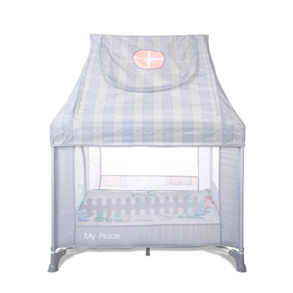 Lorelli My Place Grey Inklapbare Box met Dakje 1008064-2506
