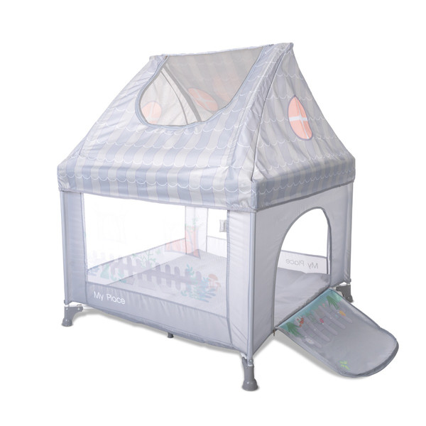 Lorelli My Place Grey Inklapbare Box met Dakje 1008064-2506