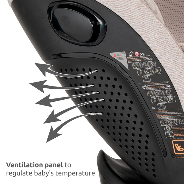 Lorelli Perseus Black 40-150 cm 360° i-Size Autostoel
