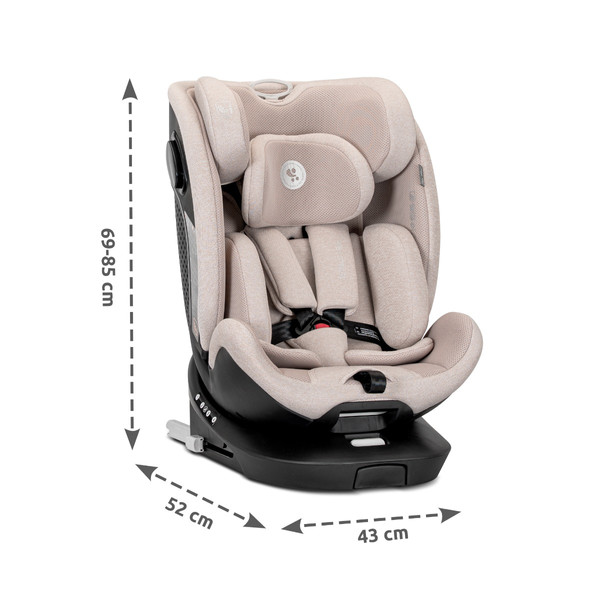Lorelli Perseus Black 40-150 cm 360° i-Size Autostoel