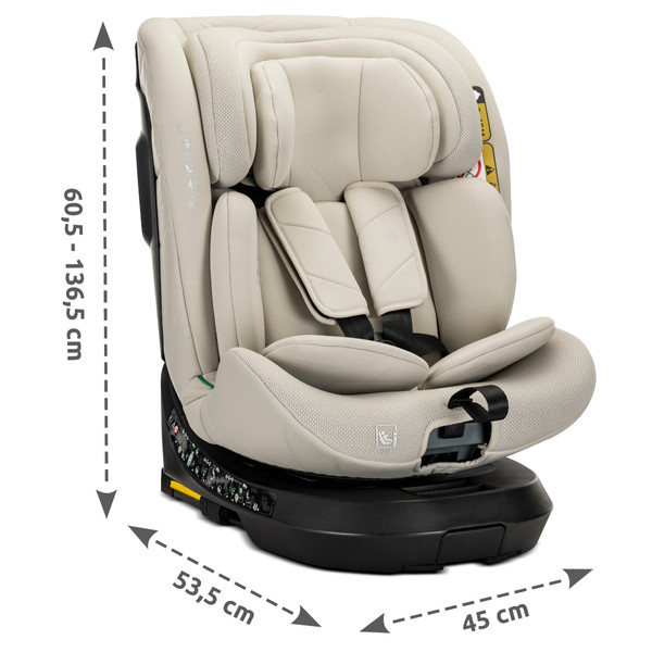 Lorelli Solaris Black 40-150 cm 360° i-Size Autostoel