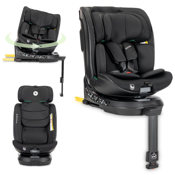 Lorelli Solaris Black 40-150 cm 360° i-Size Autostoel