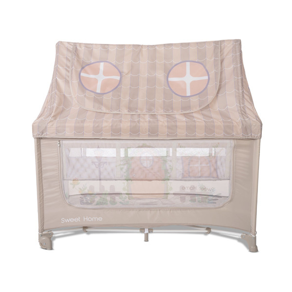 Lorelli Sweet Home Beige Campingbed met Dakje 1008065-2507