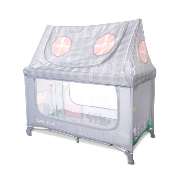 Lorelli Sweet Home Grey Campingbed met Dakje 1008065-2506