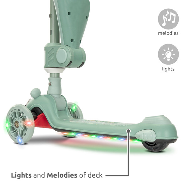 Lorelli Swiftie Beige Kinderstep/Loopfiets met Licht en Geluid
