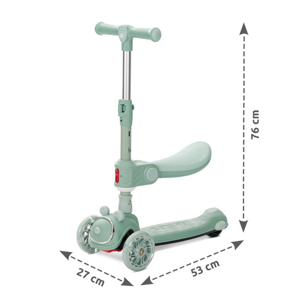 Lorelli Swiftie Ocean Wave Kinderstep/Loopfiets met Licht en Geluid