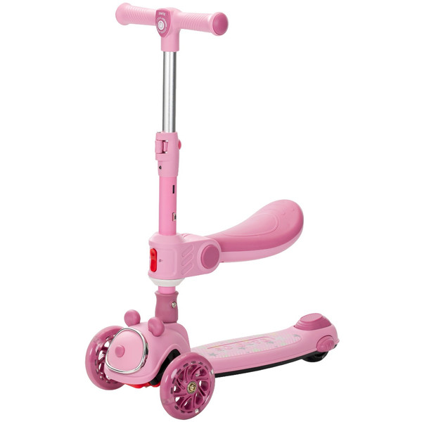 Lorelli Swiftie Pink Kinderstep/Loopfiets met Licht en Geluid