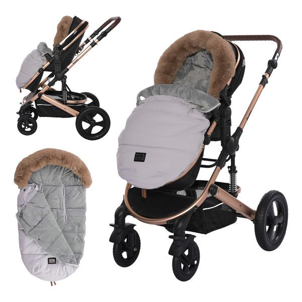Lorelli Thermo Luxe Grijs Universele Voetenzak 1042003-0002