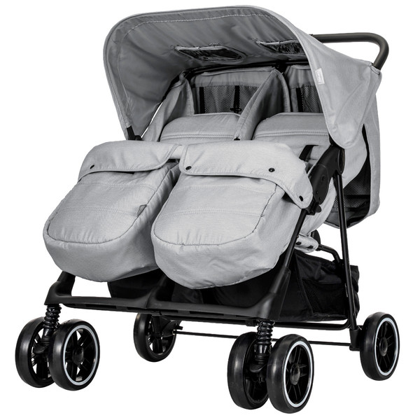 Lorelli Twin Grey Duowagen incl. Luiertas