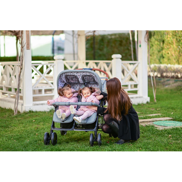 Lorelli Twin Green Bay Duowagen incl. Luiertas 1002007-2390