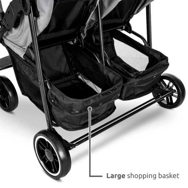 Lorelli Twin Black Duowagen incl. Luiertas