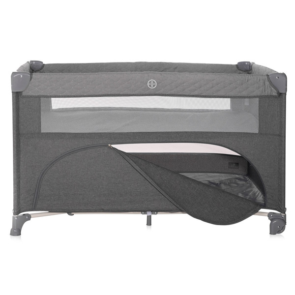 Lorelli Up and Down Cool Grey Bear Campingbedje incl. Bodemverhoger 1008006-2370