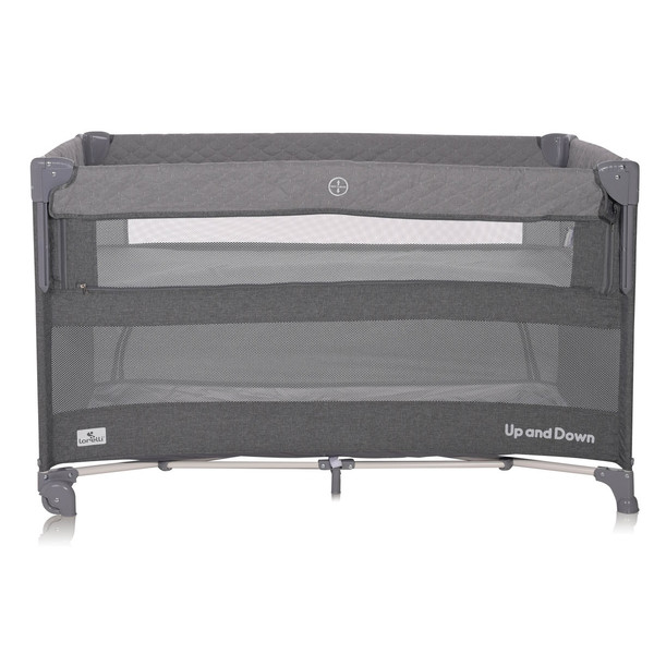 Lorelli Up and Down Cool Grey Bear Campingbedje incl. Bodemverhoger 1008006-2370