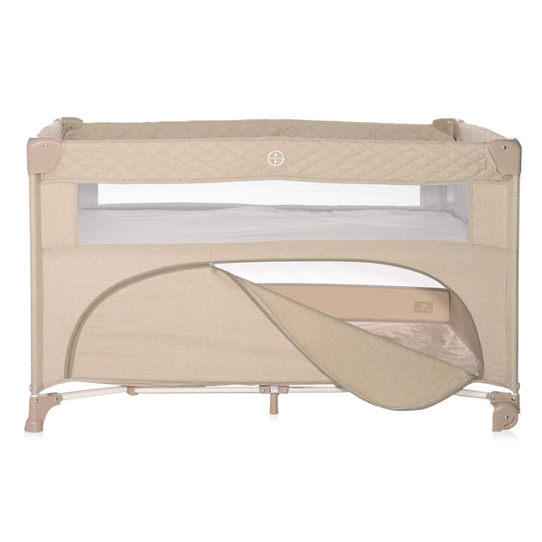 Lorelli Up and Down Fog Beige Flying Friends Campingbedje incl. Bodemverhoger 1008006-2371