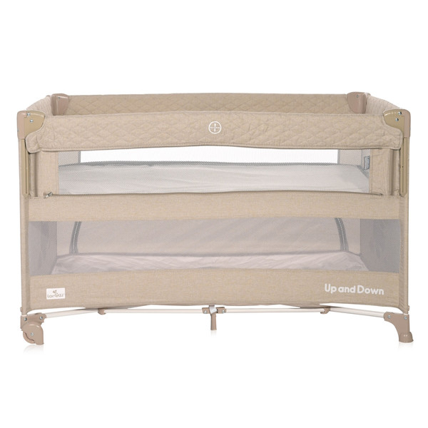 Lorelli Up and Down Fog Beige Flying Friends Campingbedje incl. Bodemverhoger 1008006-2371