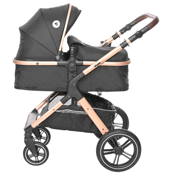 Lorelli Viola Black Diamonds 3-in-1 Combi Kinderwagen incl. Spirit Autostoel
