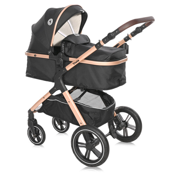 Lorelli Viola Black Diamonds 3-in-1 Combi Kinderwagen incl. Spirit Autostoel