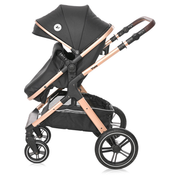 Lorelli Viola Black Diamonds 3-in-1 Combi Kinderwagen incl. Spirit Autostoel