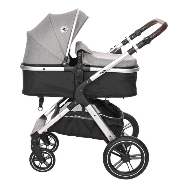 Lorelli Viola Opaline Grey 3-in-1 Combi Kinderwagen incl. Spirit Autostoel