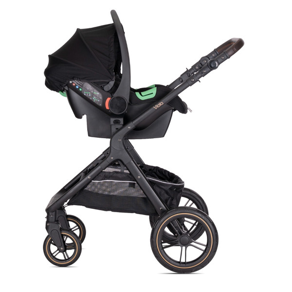 Lorelli Viola Pearl Beige 3-in-1 Combi Kinderwagen incl. Spirit Autostoel