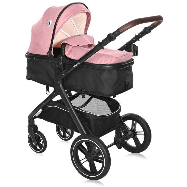 Lorelli Viola Pink 3-in-1 Combi Kinderwagen incl. Spirit Autostoel