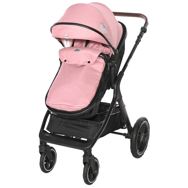 Lorelli Viola Pink 3-in-1 Combi Kinderwagen incl. Spirit Autostoel