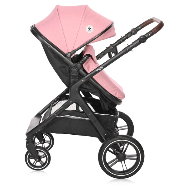 Lorelli Viola Pink 3-in-1 Combi Kinderwagen incl. Spirit Autostoel
