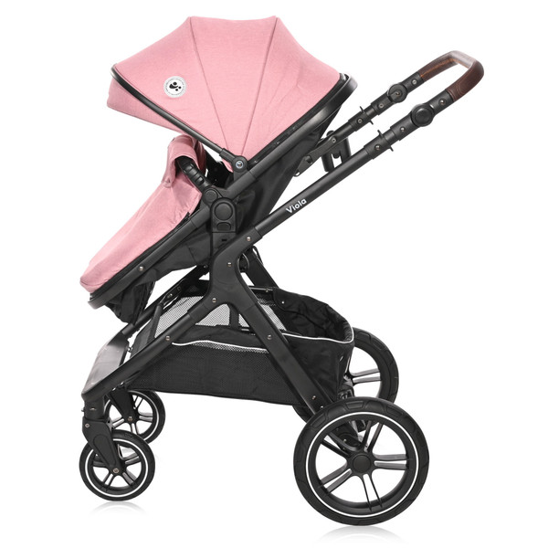 Lorelli Viola Pink 3-in-1 Combi Kinderwagen incl. Spirit Autostoel