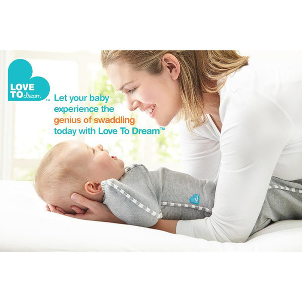 Love To Dream Swaddle Up Grey Medium 6 8.5 kg Inbakerslaapzak