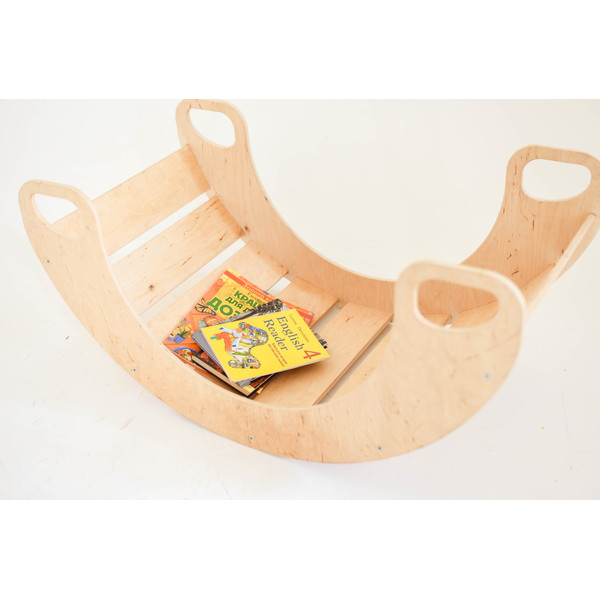 Luna Toys Naturel Houten Schommelstoel / Rocker LU-36899
