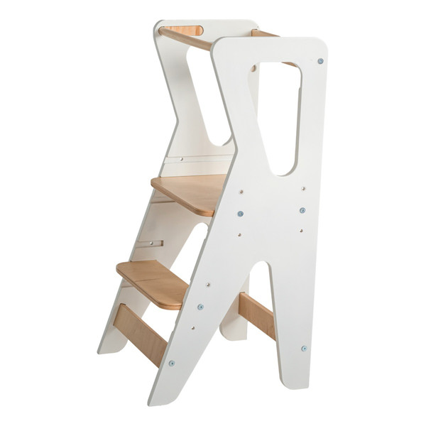 Luna Toys Wit Houten Leertoren Keukenhulp LU-00552