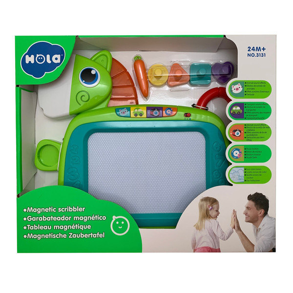 Hola Toys Horse Magnetisch Tekenbord met Muziek 3131