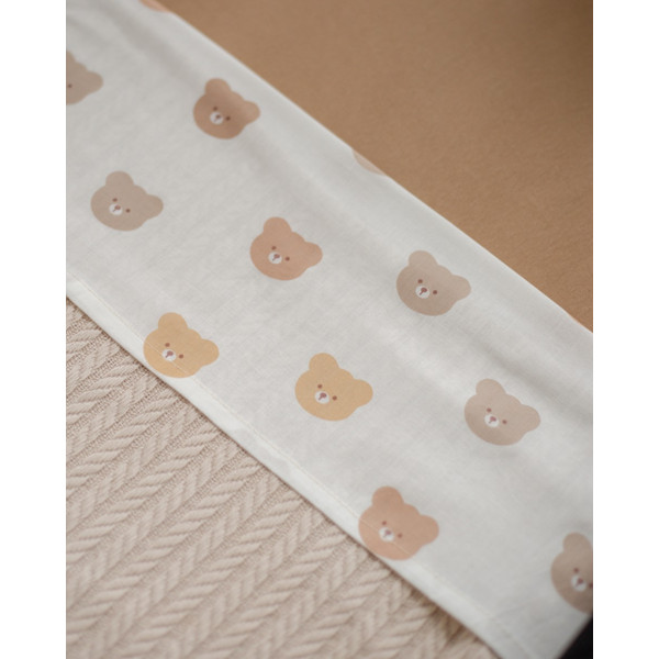 MamaLoes Jersey Beertjes 100 x 150 cm Ledikantlaken