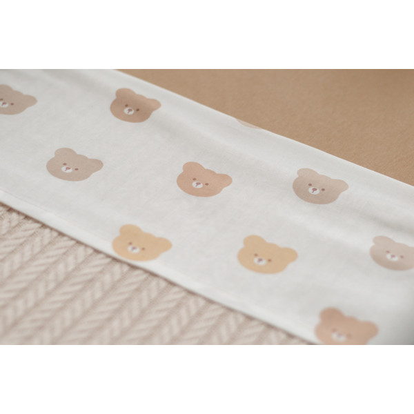 MamaLoes Jersey Beertjes 100 x 150 cm Ledikantlaken