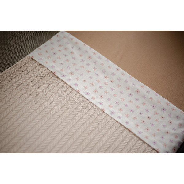 MamaLoes Jersey Bloemen 75 x 100 cm Wieglaken