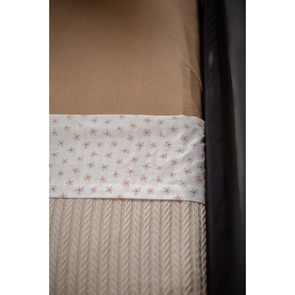 MamaLoes Jersey Bloemen 75 x 100 cm Wieglaken