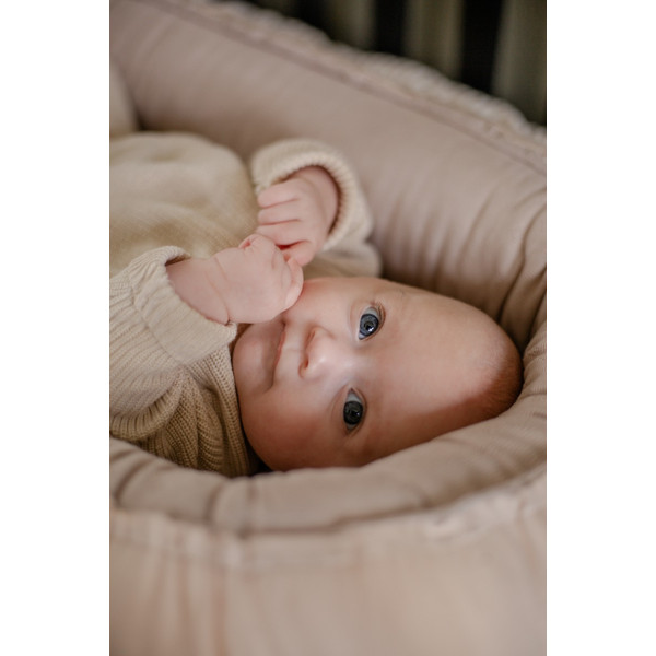 MamaLoes Amy Ajour Nougat Omkeerbaar Babynest 84485
